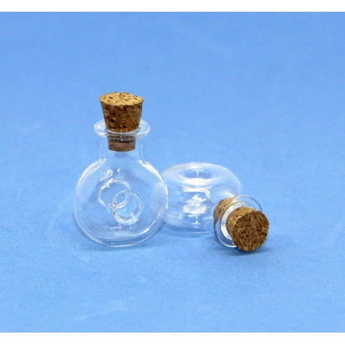 СоВа Контейнер для рукоделия, 18 × 11 × 3 см, 24 бутылочки, 10 × 25 × 50 мм, цвет прозрачный